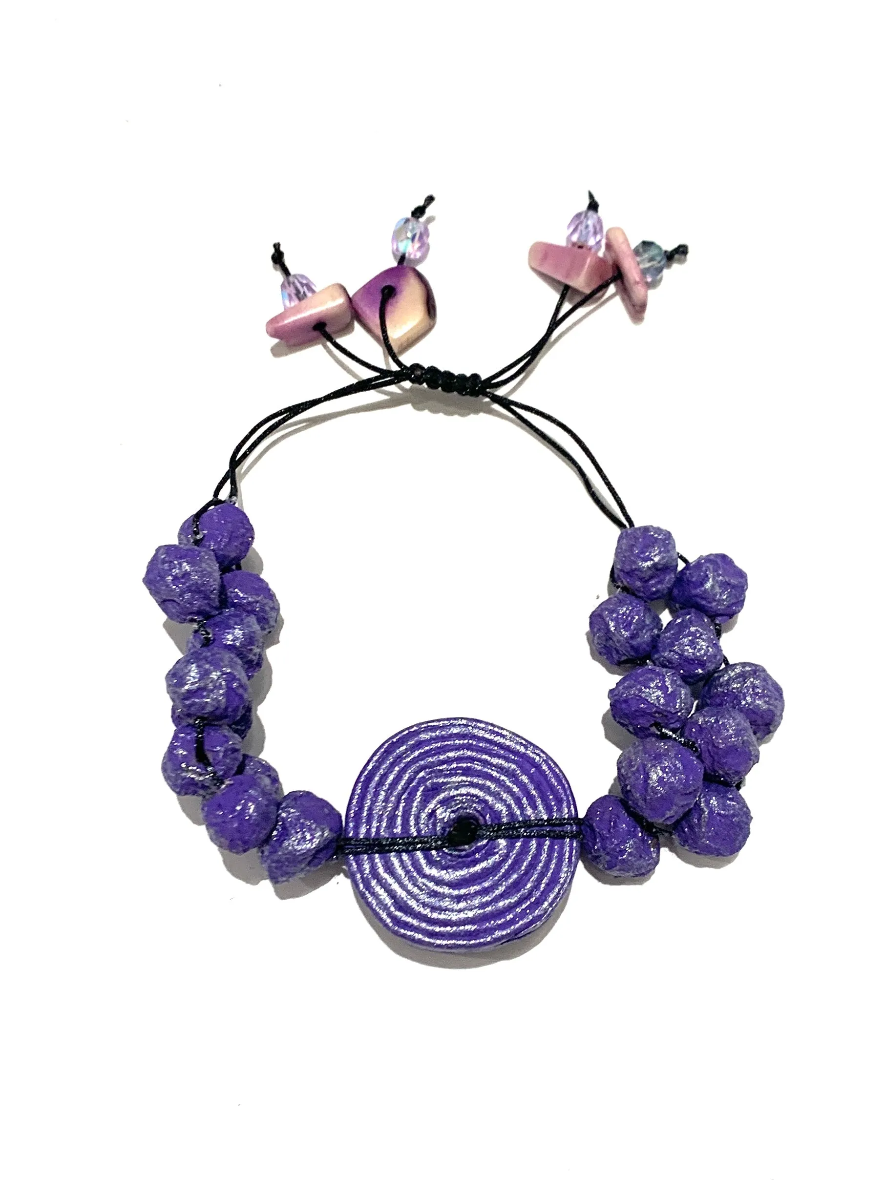 M. SÁNCHEZ- Small Swirl Adjustable Bracelet (more colora available)
