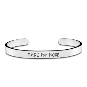 Made for More Mantra Cuff Bracelet