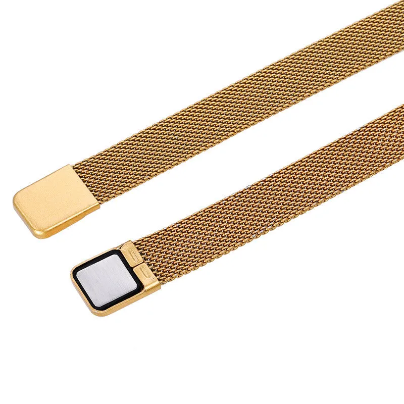 Magnetic LED Electronic Mens Watch Sport Digital Touch Screen Outdoor Watches