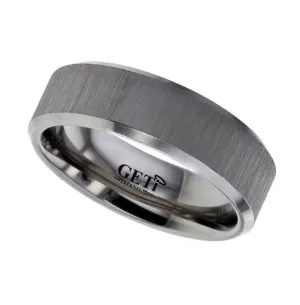 Matt Finish Titanium Ring