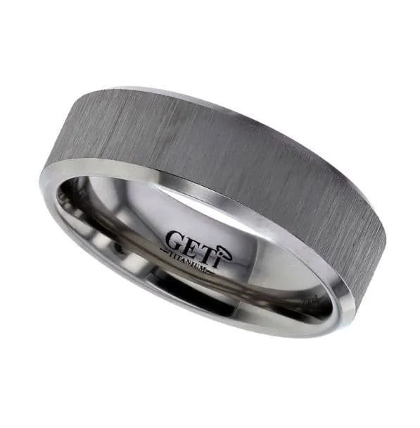 Matt Finish Titanium Ring