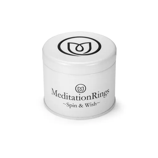 Meditation Rings Rose Sterling Silver Spinning Band