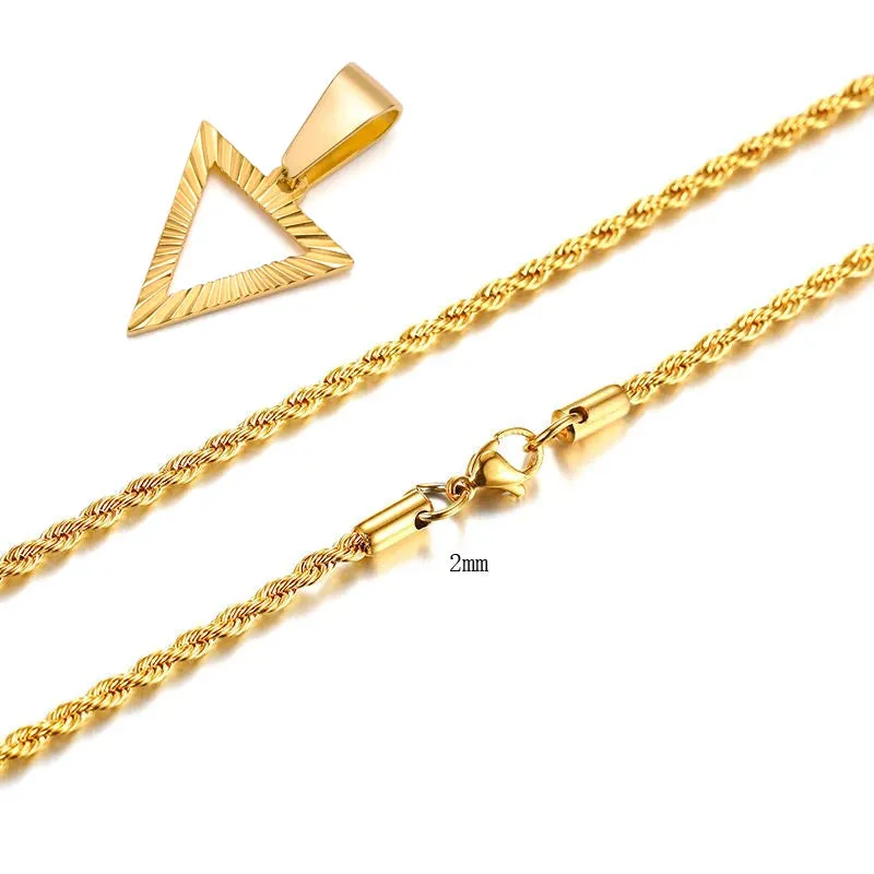Men Necklace Gold Plated,Embossing Radiation Rectangle Pendant