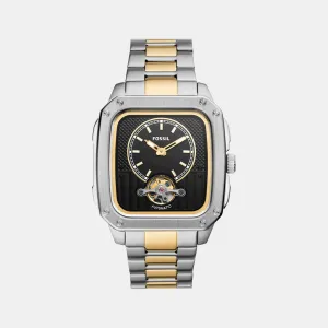 Men's Silver Analog Stainless Steel Automatic Watch ME3237