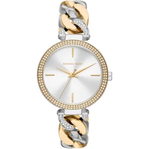 Michael Kors Catelyn Two-tone Stainless Steel Silver Dial Quartz Watch for Ladies - MK4633