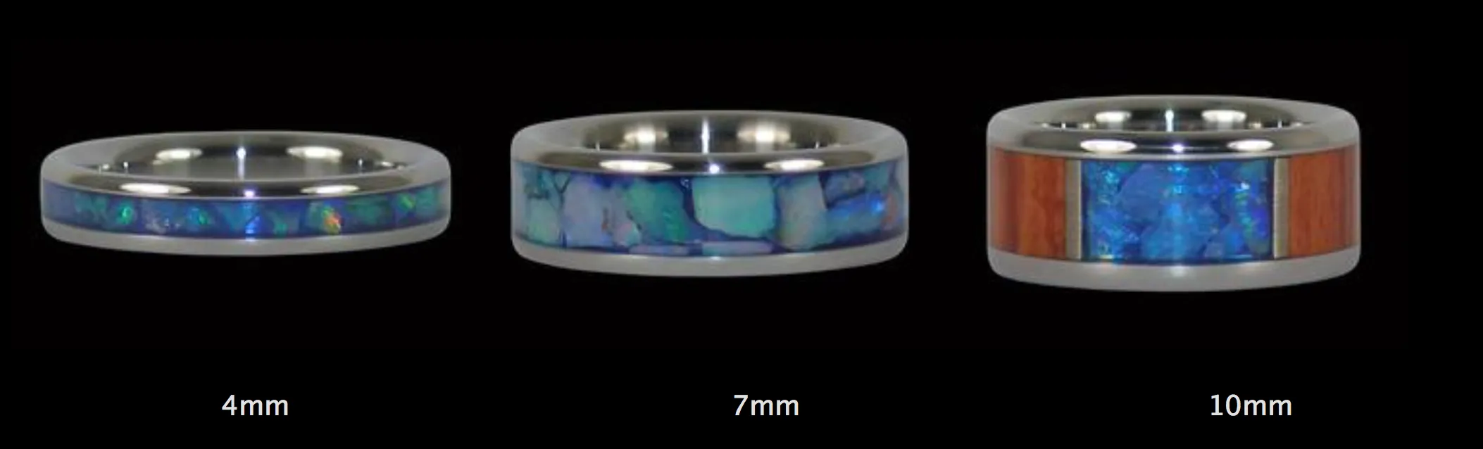 Milo Wood Inlay Ring Band