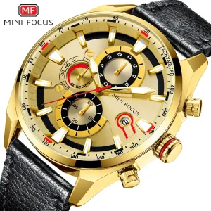 MINI FOCUS Watch Top Brand Men Analog Quartz Watches Chronograph Sport Waterproof Clock Man Wrist Watches Military Men&#39;s Clock