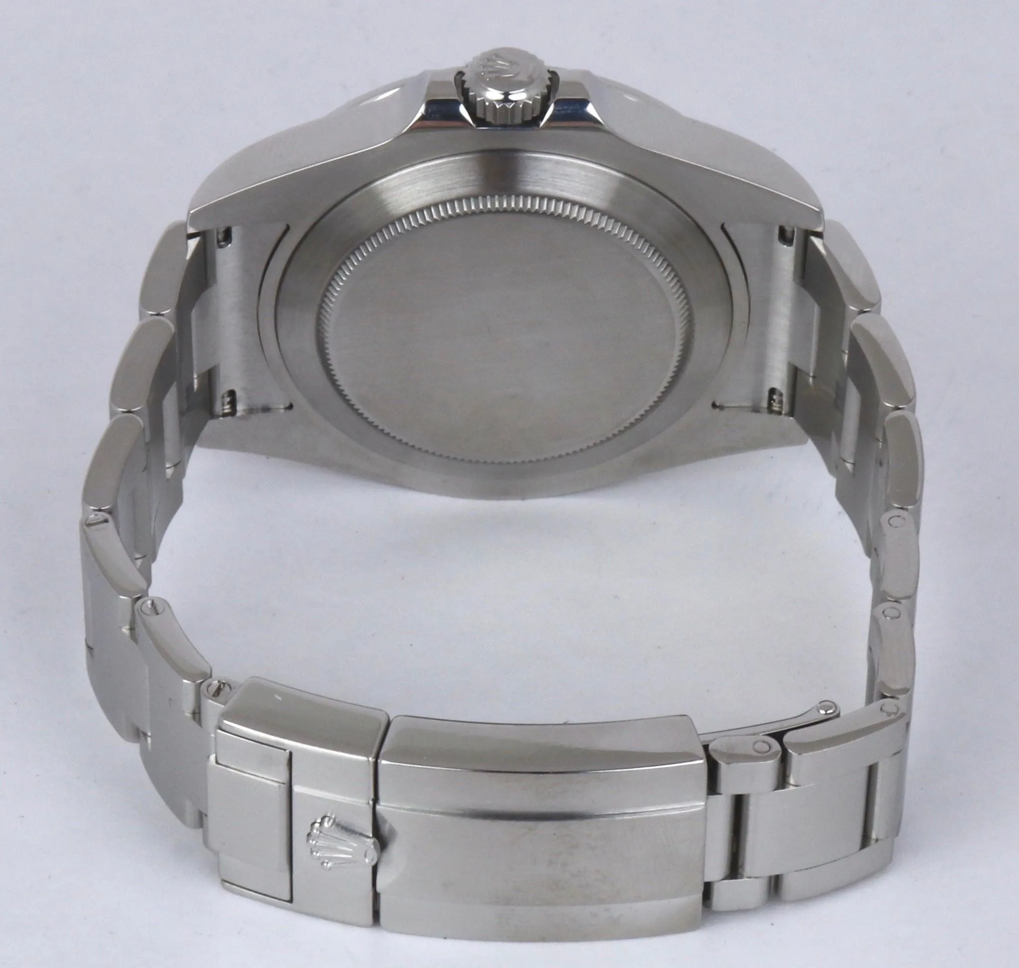MINT 2012 Rolex Explorer II Polar 42mm 216570 White Orange Steel GMT Watch
