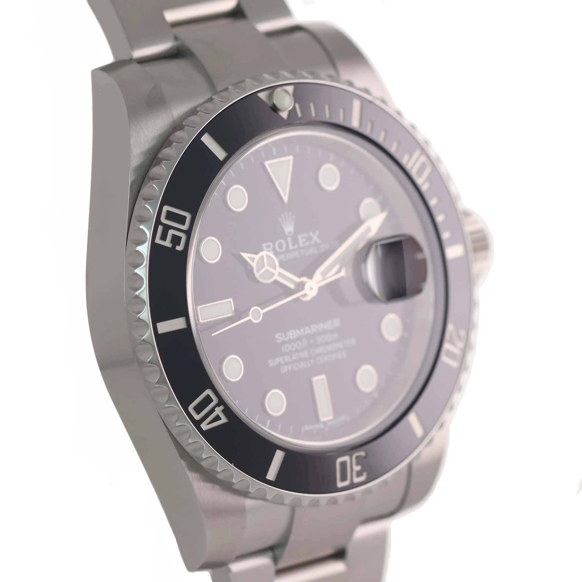MINT 2017 PAPERS Mint Rolex Submariner Date 116610 Steel Black Ceramic Watch Box