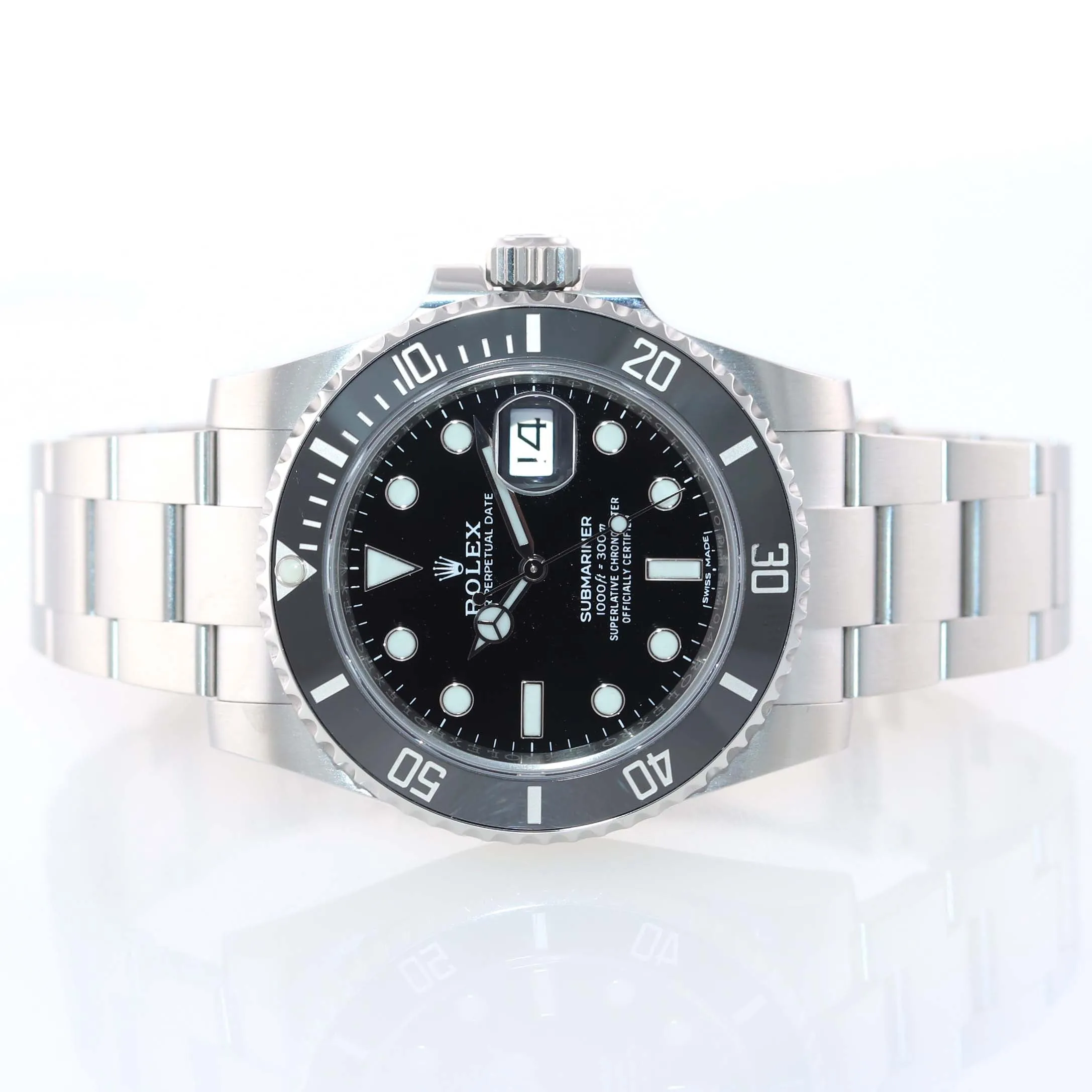 MINT 2017 PAPERS Mint Rolex Submariner Date 116610 Steel Black Ceramic Watch Box