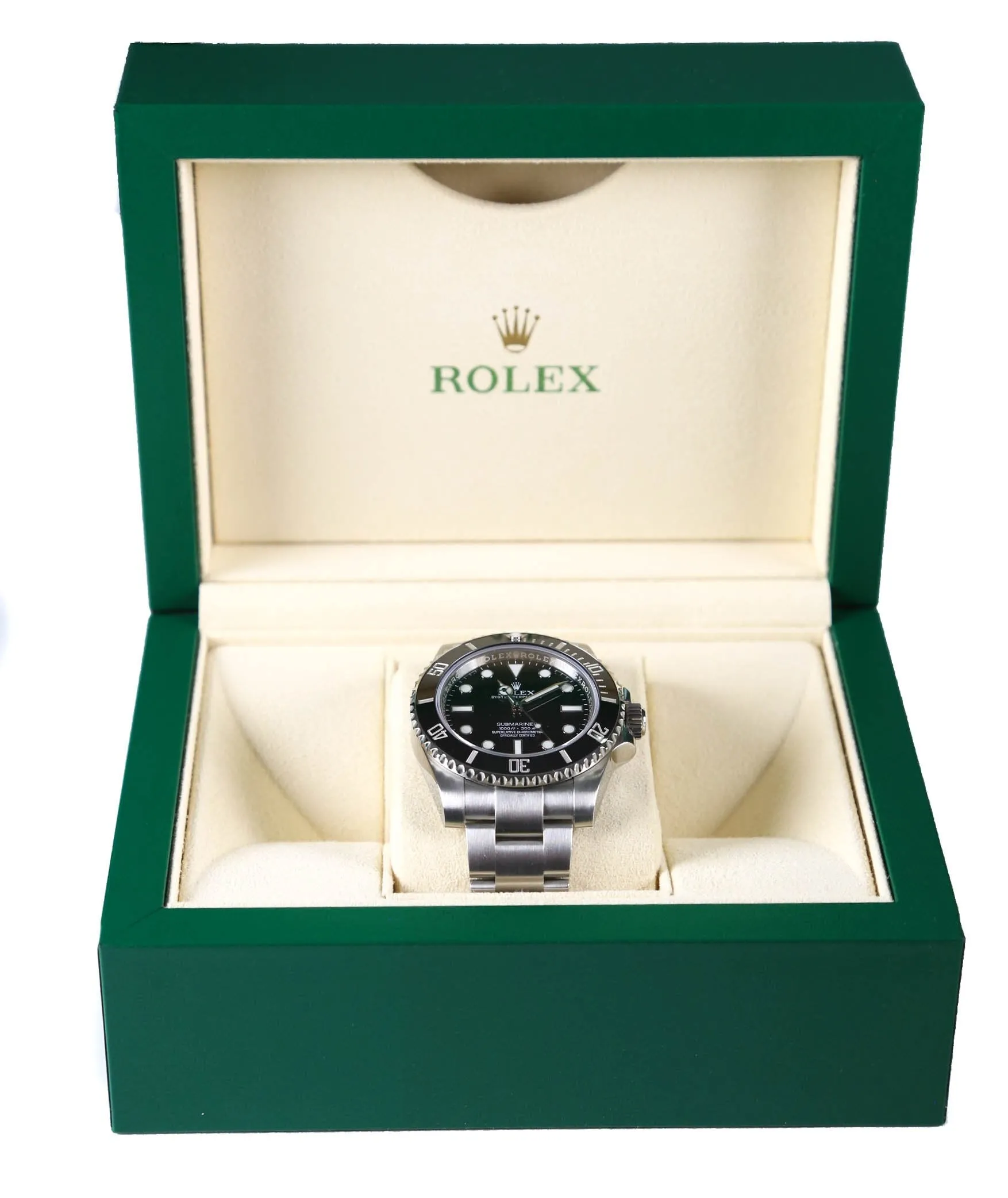 MINT 2017 PAPERS Rolex Submariner No-Date 114060 Steel Black Ceramic Watch Box