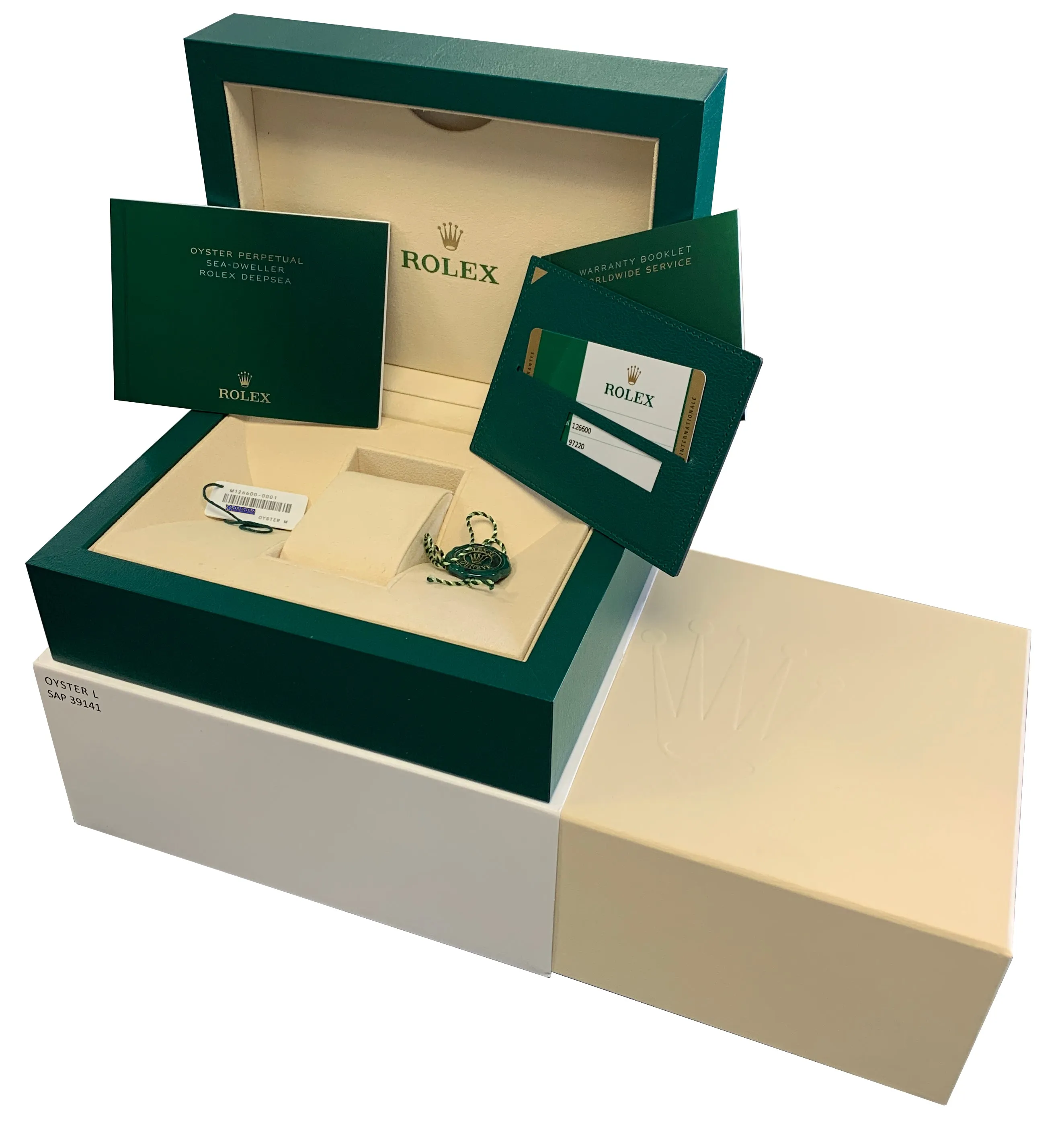MINT 2019 Rolex Red Sea-Dweller 43mm Mark II 50th Anniversary Steel 126600 Watch