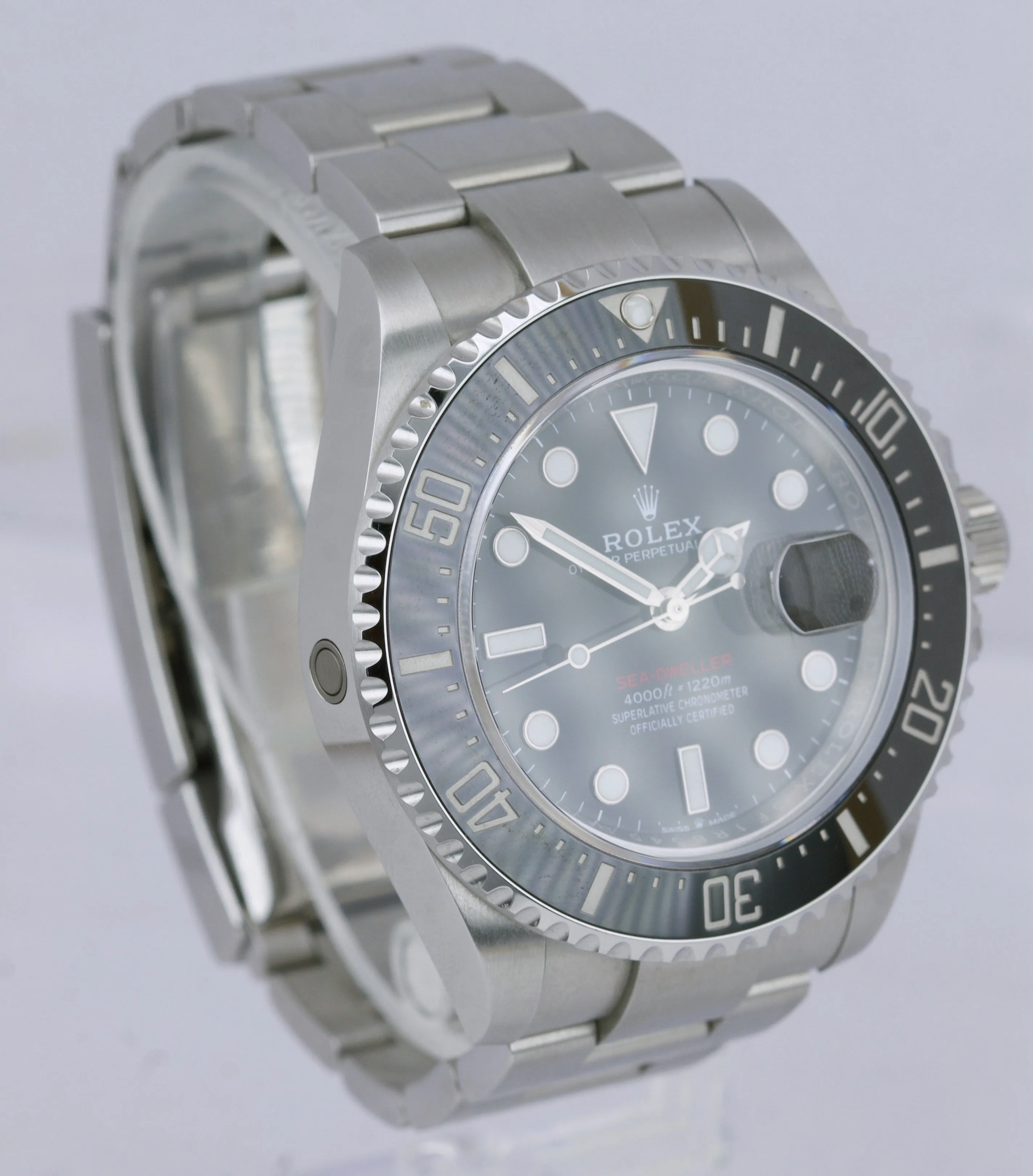 MINT 2019 Rolex Red Sea-Dweller 43mm Mark II 50th Anniversary Steel 126600 Watch