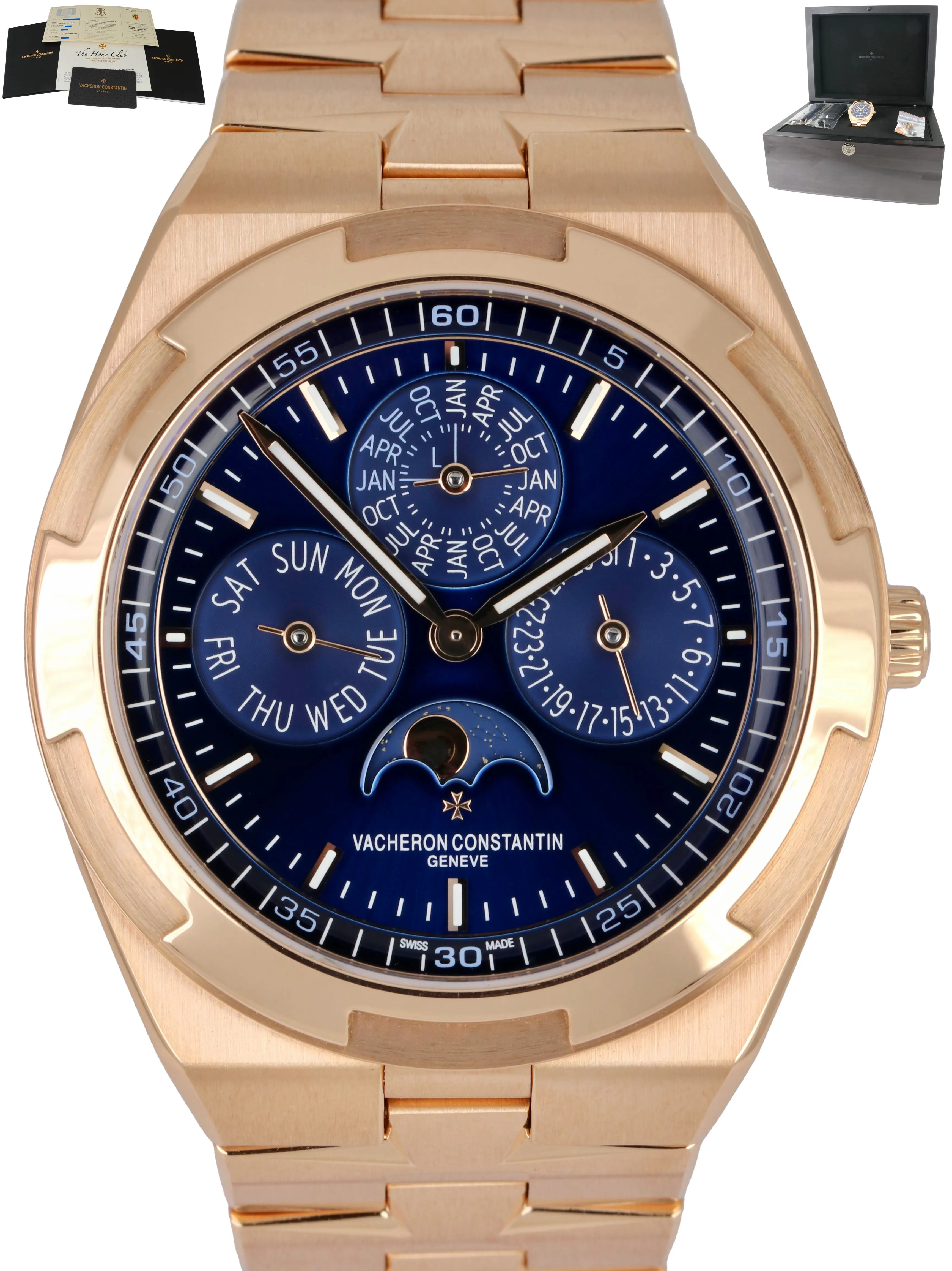 MINT 2021 Vacheron VC Constantin Overseas Perpetual Calendar Rose Gold 4300V B P