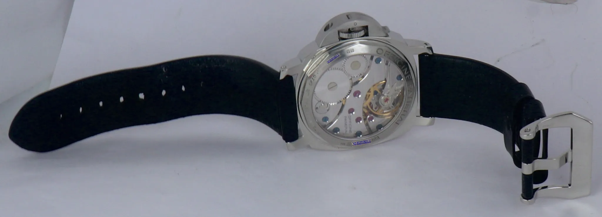 MINT Panerai Luminor Base PAM 112 Stainless Black Manual 44mm Watch PAM00112