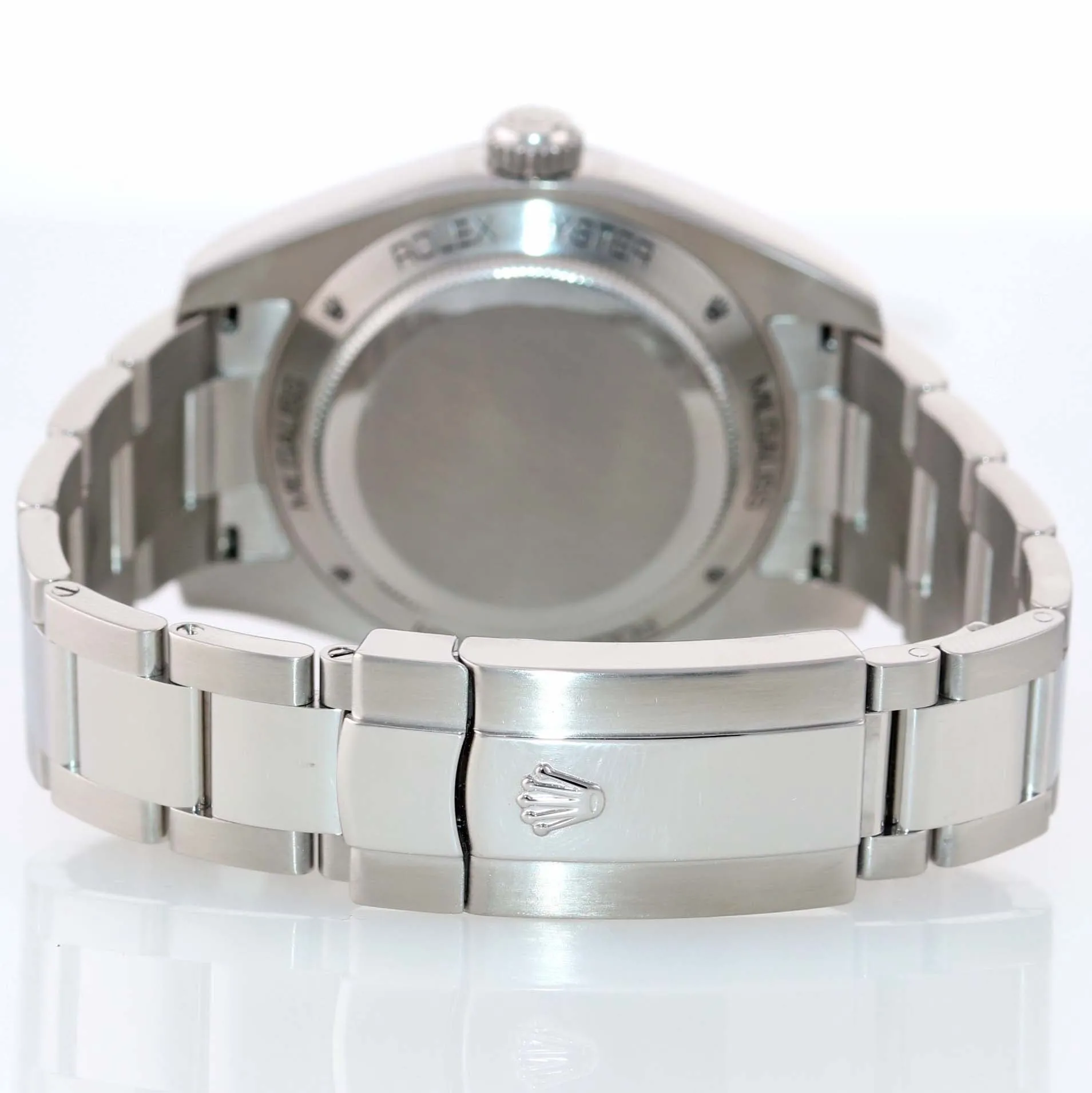 MINT Rolex Milgauss 116400 White Orange 40mm Steel Anti-Magnetic Watch Box