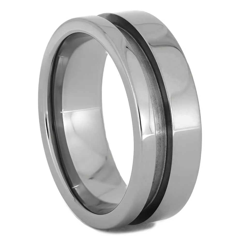 Mokume Gane & Titanium Modular Ring Set