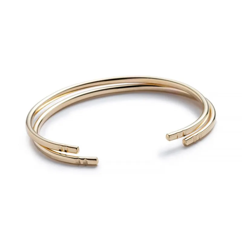 Mollia cuff bracelet - 10k gold
