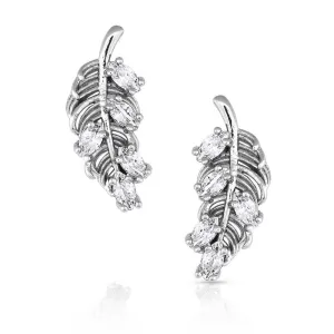 MONTANA SILVERSMITH BRIDERTON FEATHERS EARRINGS