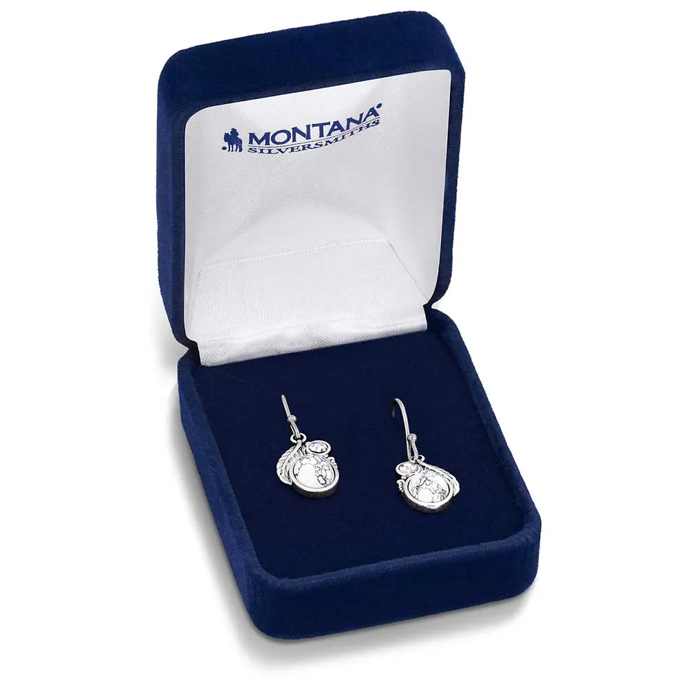 Montana Silversmiths Sparkling Halo Earrings