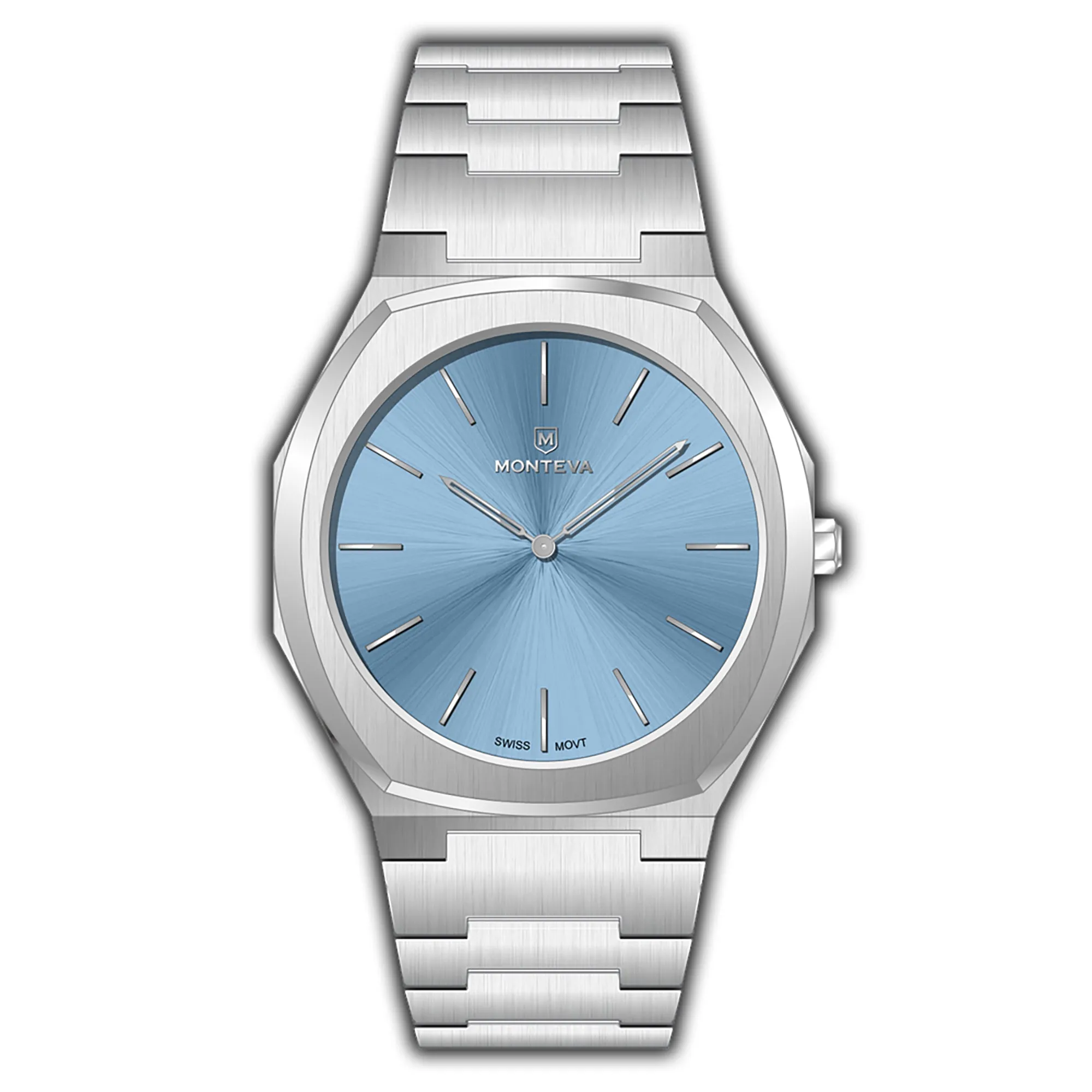 Monteva Slim  SKA Gents Watch with Light Blue Dial