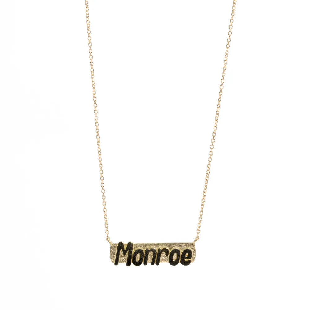 Name Bar Necklace