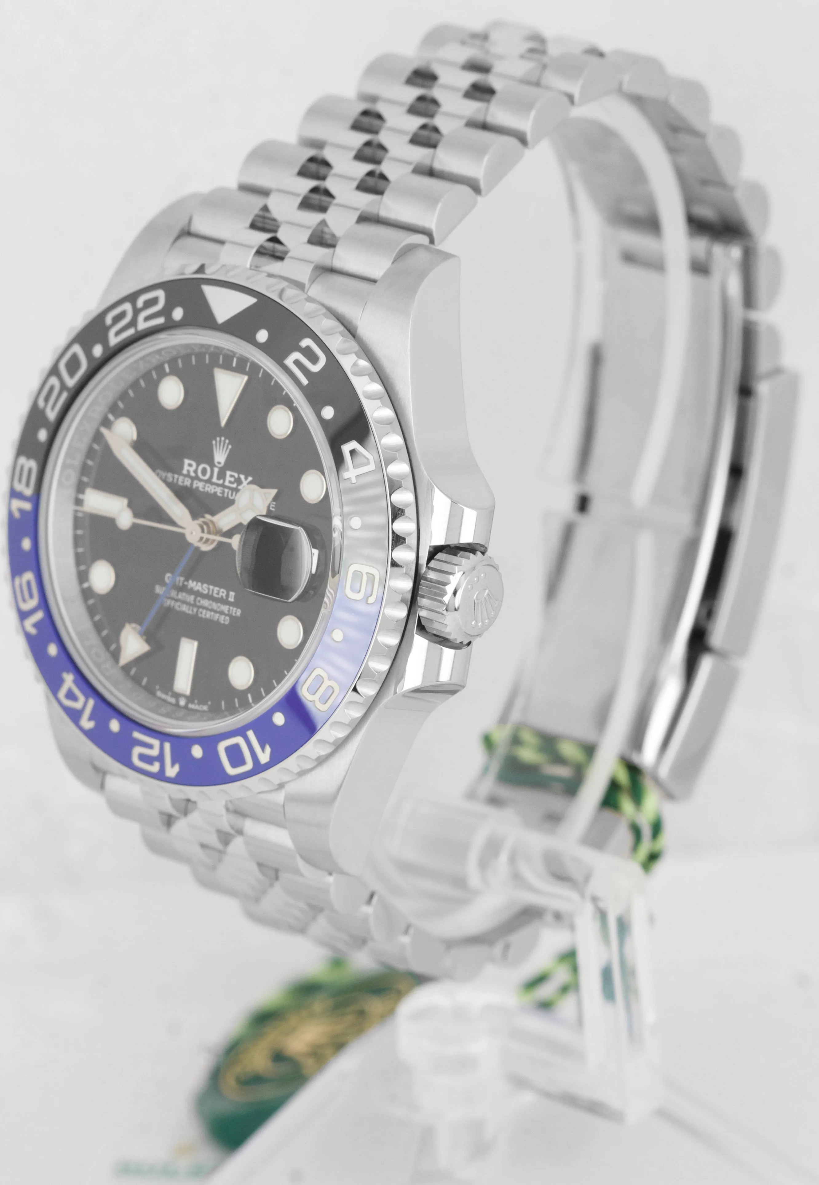 NEW FEBRUARY 2020 Rolex GMT Master II Batman Black Blue SS Ceramic 126710 BLNR