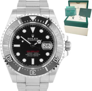NEW JAN 2021 Rolex Red Sea-Dweller 43mm Mark II 50th Ann. Steel 126600 Watch
