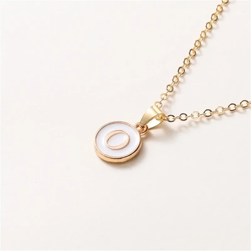 New  Personalized 26 Initials Charm Necklace For Women