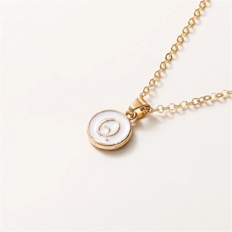 New  Personalized 26 Initials Charm Necklace For Women