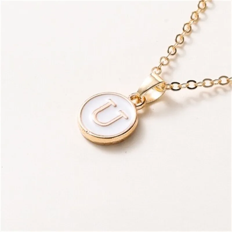 New  Personalized 26 Initials Charm Necklace For Women