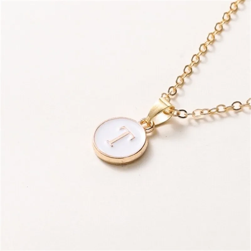 New  Personalized 26 Initials Charm Necklace For Women