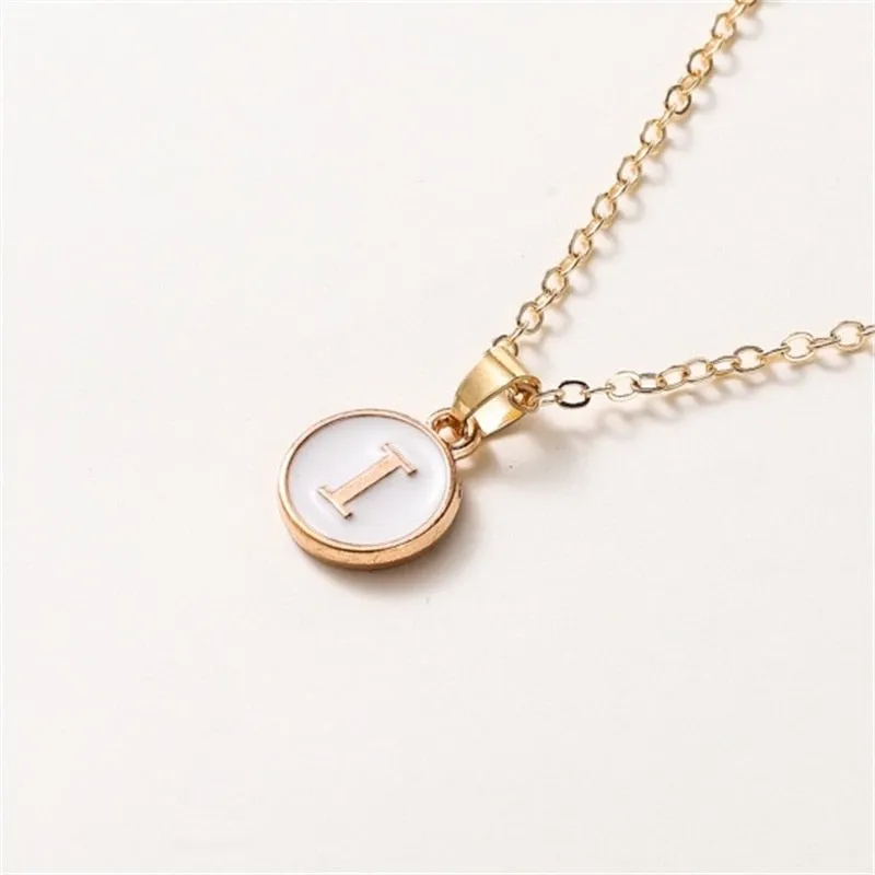 New  Personalized 26 Initials Charm Necklace For Women