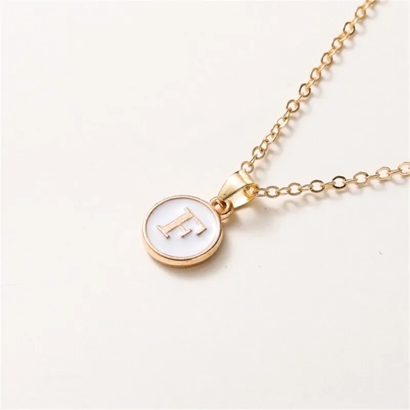 New  Personalized 26 Initials Charm Necklace For Women