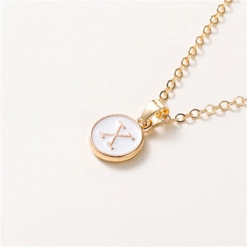 New  Personalized 26 Initials Charm Necklace For Women