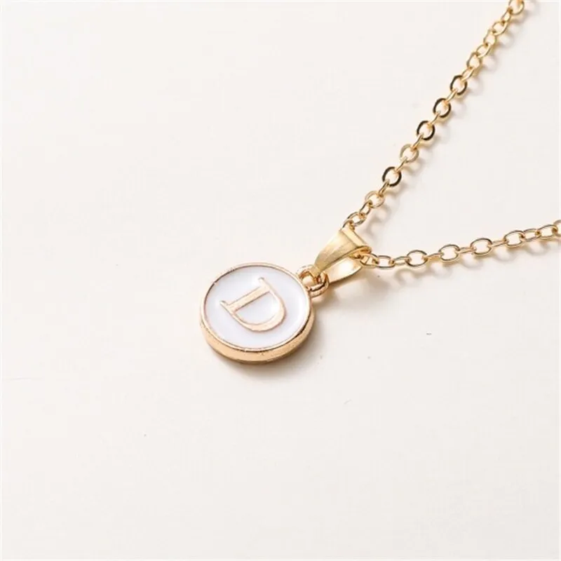 New  Personalized 26 Initials Charm Necklace For Women