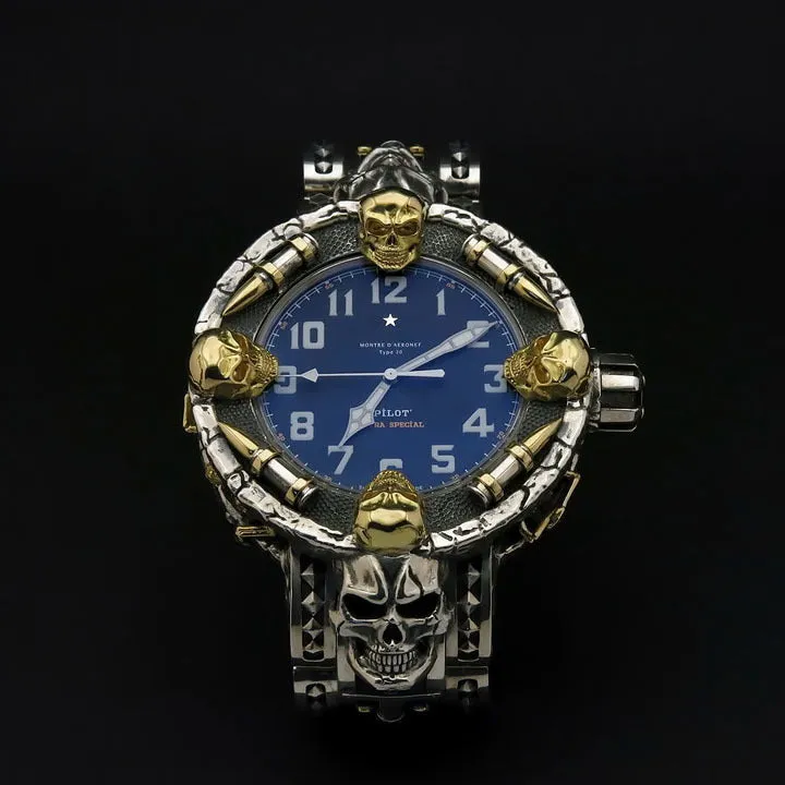 New Resin Electronic Watch Skull Strap Crafts
