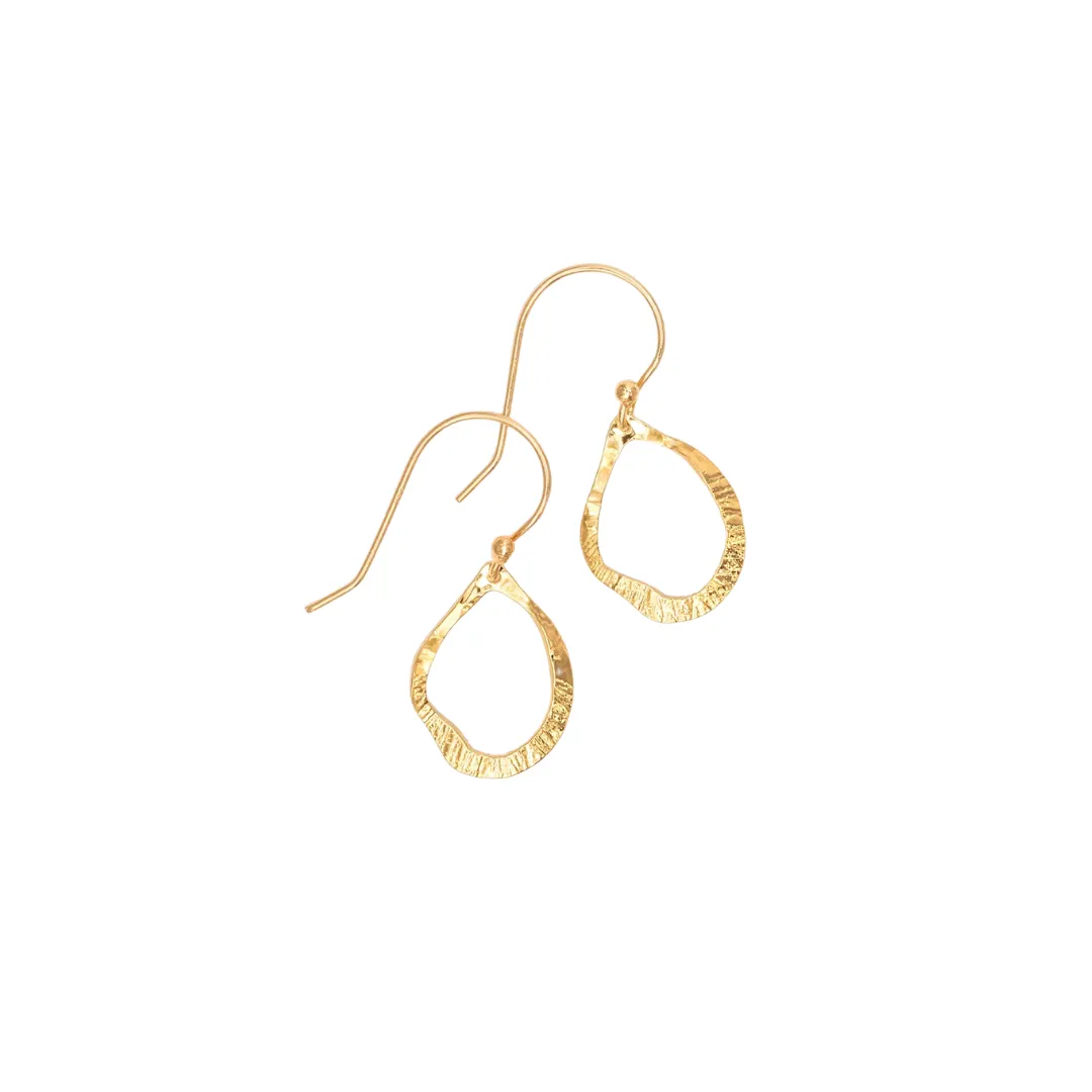 Nina Gold Plate Earrings