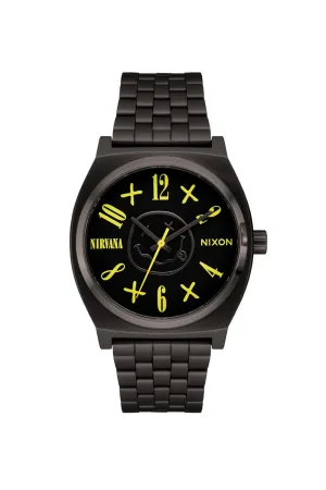 NIRVANA TIME TELLER - BLACK SMILEY