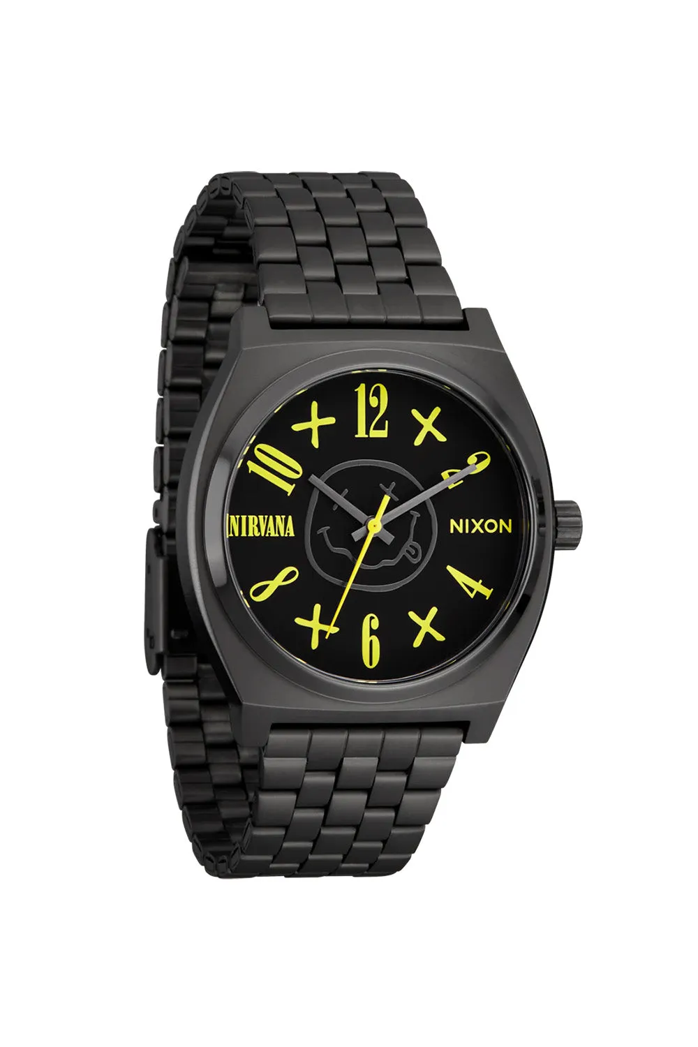 NIRVANA TIME TELLER - BLACK SMILEY