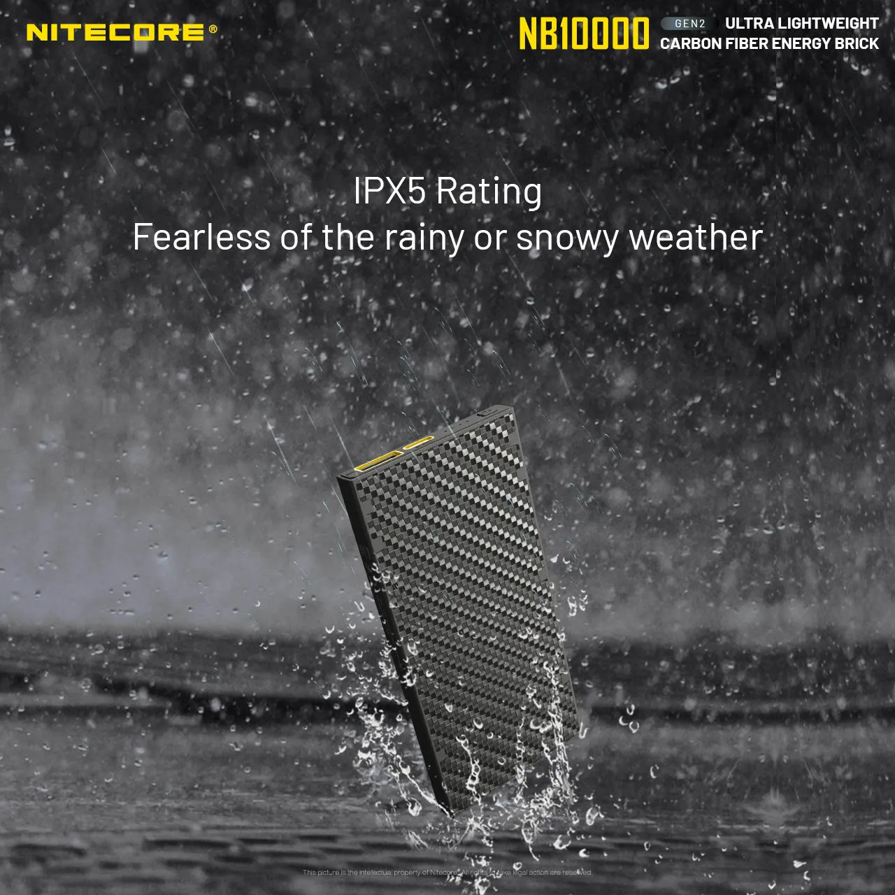 Nitecore NB10000 Gen 2 Quick-Charge USB/USB-C Dual Port 10000mAh Power Bank