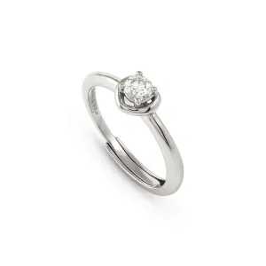 Nomination  Cosmic Love Heart Silver Ring