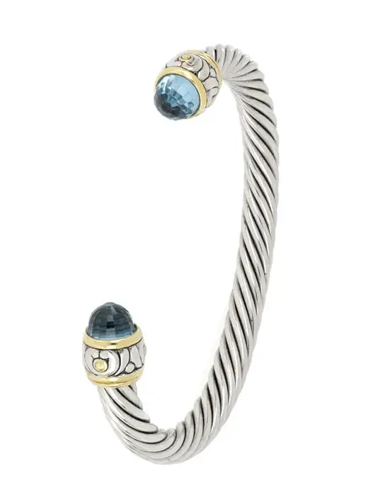 Nouveau Collection - Large Wire Cuff Bracelet