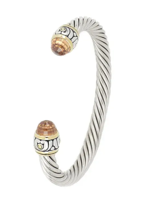 Nouveau Collection - Large Wire Cuff Bracelet