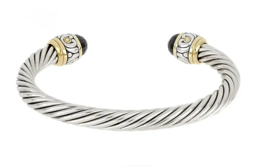 Nouveau Collection - Large Wire Cuff Bracelet