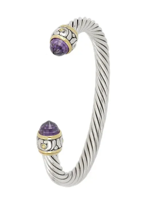 Nouveau Collection - Large Wire Cuff Bracelet