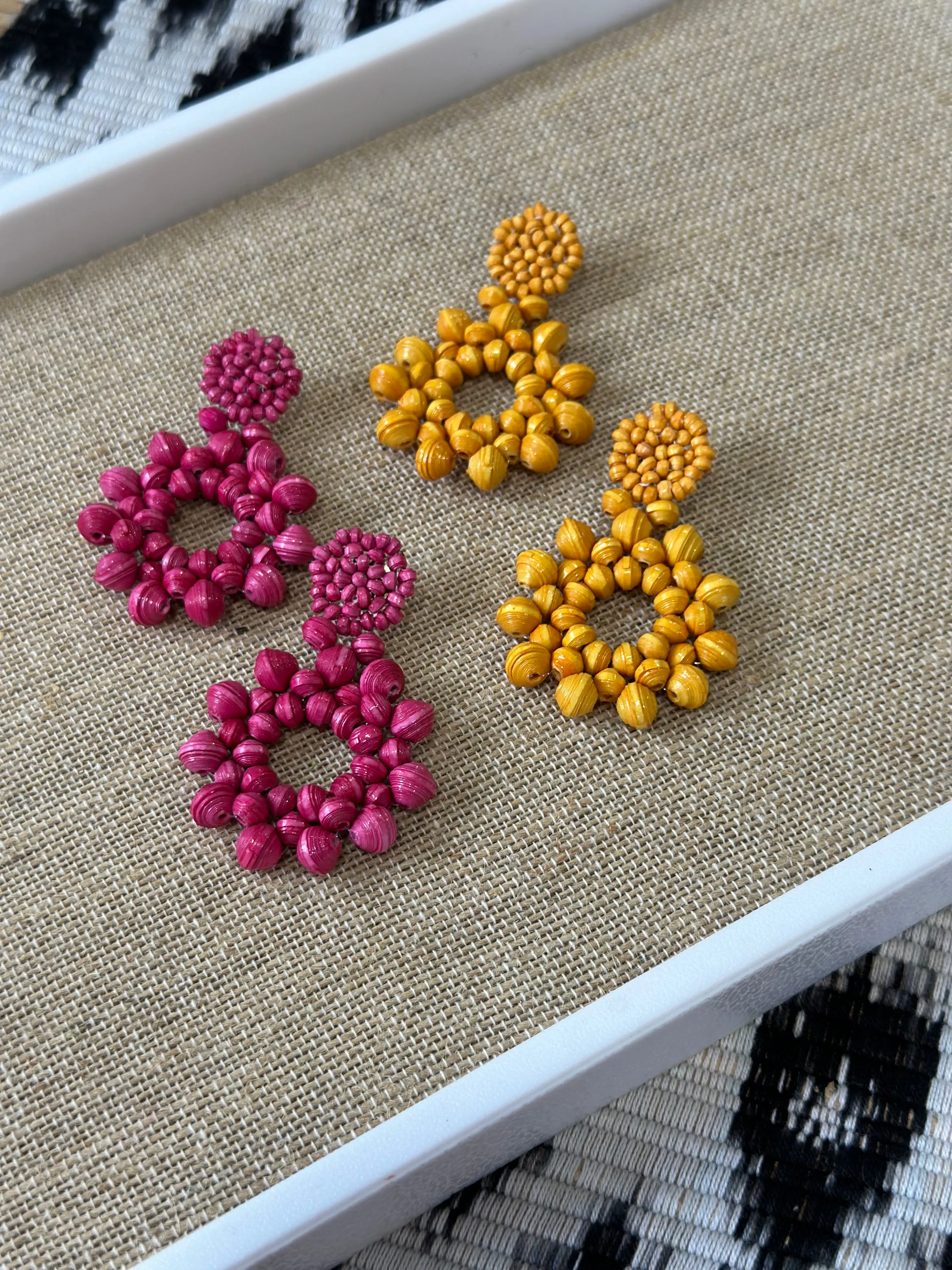 Okwanya Earrings {mustard}