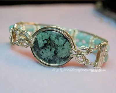 Ornate Double Terminated Focal or Clasp, Wire Wrap Jewelry Tutorial
