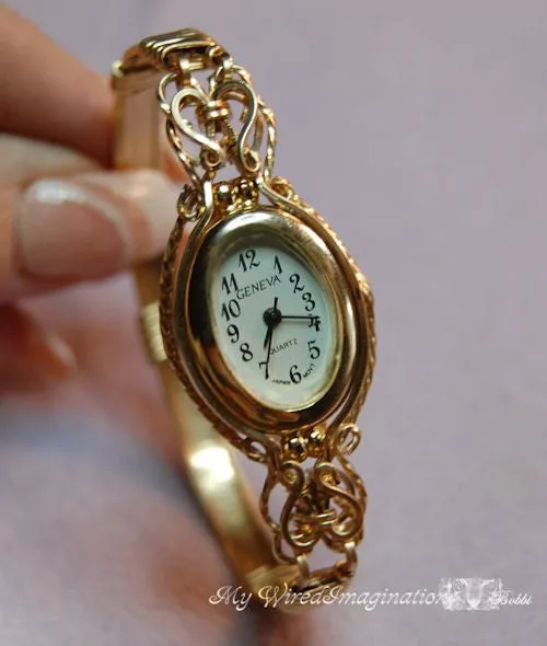 Ornate Double Terminated Focal or Clasp, Wire Wrap Jewelry Tutorial