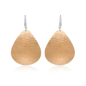 Oval design plain earrings